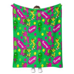 Barney Plush Blanket